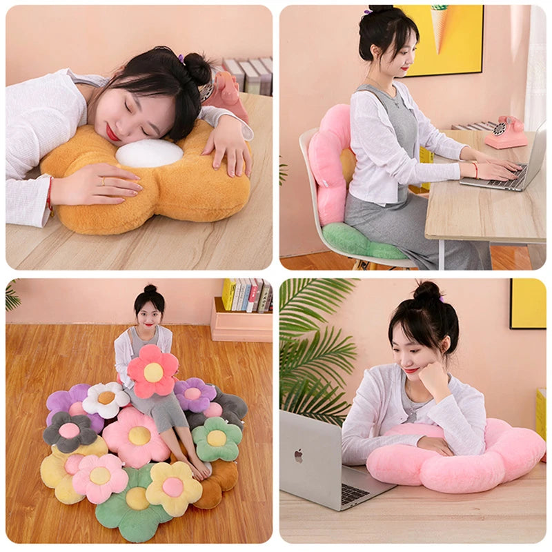 Cushion Flower Circular Shape Cloth With Soft