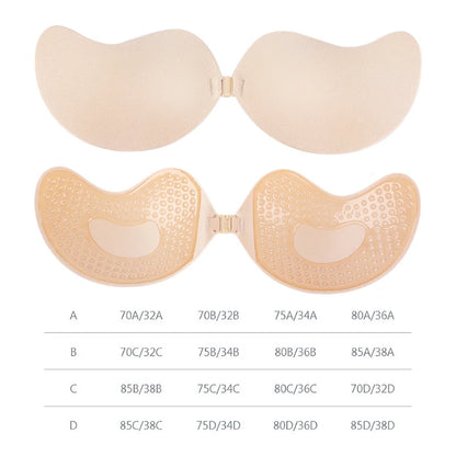 Invisible Push Up Bra for Women Backless